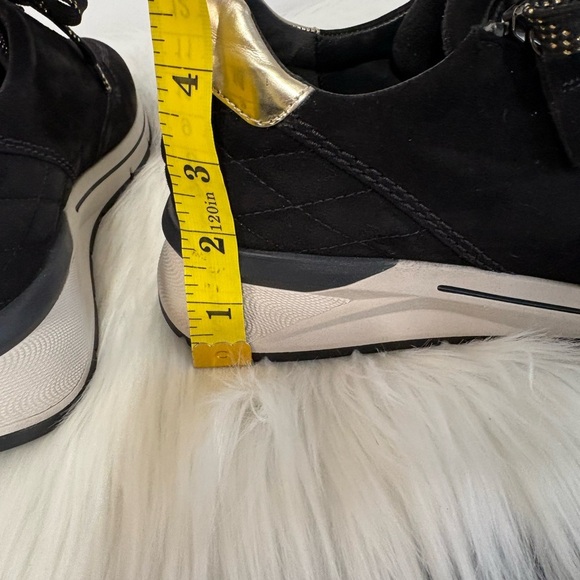 Gabor Women's Black and Gold Sneakers - Picture 7 of 15